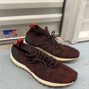 Adidas Ultra Boost Mid ATR (All Terrain) Burgundy Sneakers
